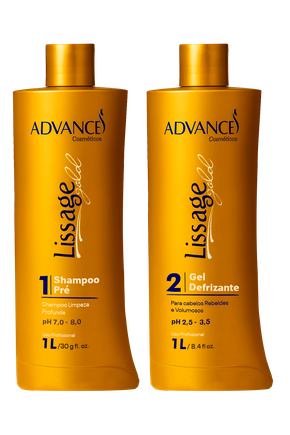 【0409 ！！】LISSAGE Gel Defrizante Lissage Gold 1L